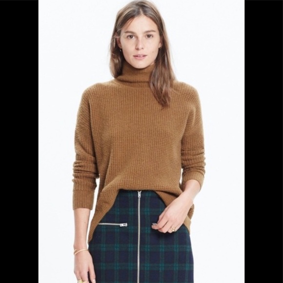 Madewell Sweaters - Madewell Waffle Stitch Turtleneck Sweater size S